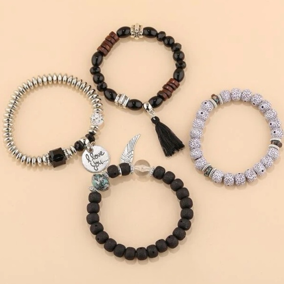 Boho Stacked Bracelets - Picture 2 of 4